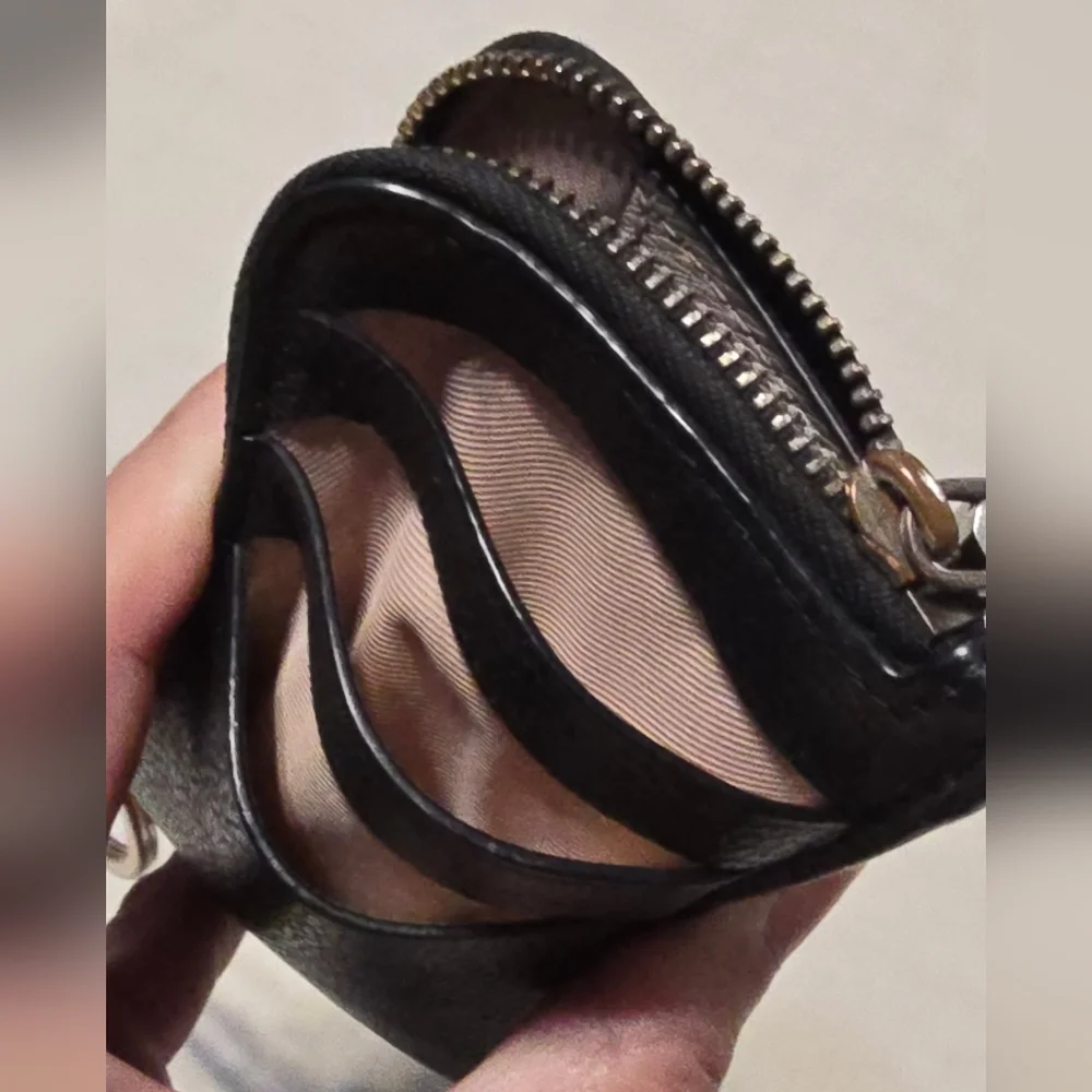 Kate Spade Black Leather Card Holder